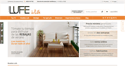 Desktop Screenshot of muebleslufe.com